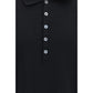Black Cotton Polo Shirt