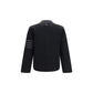 Black Wool Oves Aries Biker Jacket