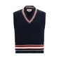 Blue Wool Oves Aries Sleeveles Sweater