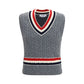 Gray Wool Oves Aries Sleeveles Sweater