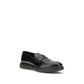 Black Calf Leather Bos Taurus Slip-On Loafers