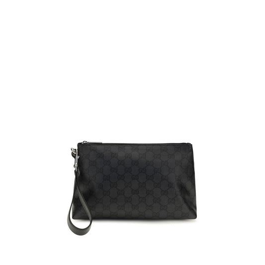 Black Fabric Shoulder Bag