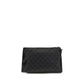 Black Cotton Clutch Bag