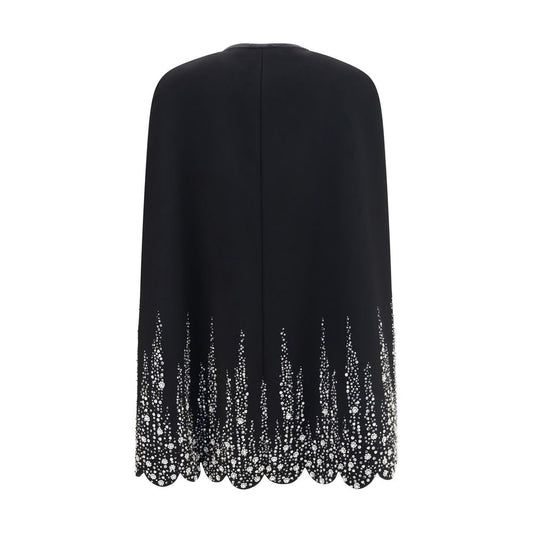 Black Wool Oves Aries Coat