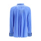 Blue Silk Blouse