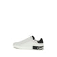 White Calf Leather Bos Taurus Low Top Sneakers