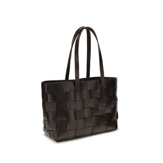 Brown Calf Leather Bos Taurus Handbag