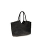 Black Calf Leather Bos Taurus Handbag