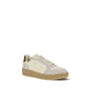 Beige Calf Leather Bos Taurus Low Top Sneakers