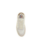 Beige Calf Leather Bos Taurus Low Top Sneakers