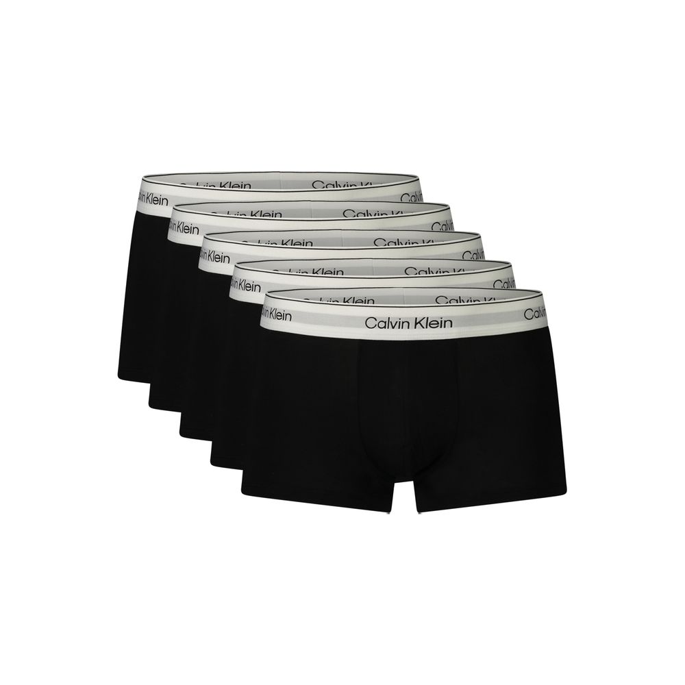 Black Cotton Men's Underwear