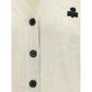 White Cotton Cardigan