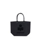 Black Cotton Shoulder Bag