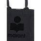 Black Cotton Shoulder Bag
