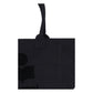 Black Cotton Shoulder Bag