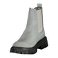 "Grey Polyurethane Women's Boot"