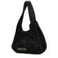 Black Fabric Handbag