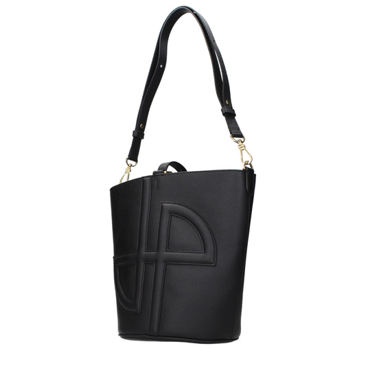 Black Leather Crossbody Bag
