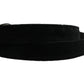Black Cotton Metal Buckle Classic Men Belt