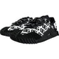 Black Logo Lace Up Low Top NS1 Sneakers Shoes