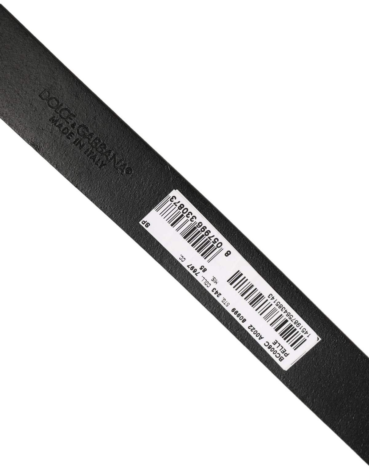 Black Classic Leather Silver Tone Buckle Belt