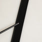Black Leather Silver Tone Metal Buckle Belt