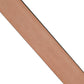 Black Calf Leather Silver Metal Buckle Belt
