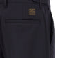 Blue Polyester Dress Pants
