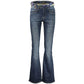 Blue Cotton Women's Jeans