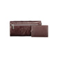Brown Polyurethane Women Wallet