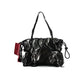 Black Polyurethane Women's Bag