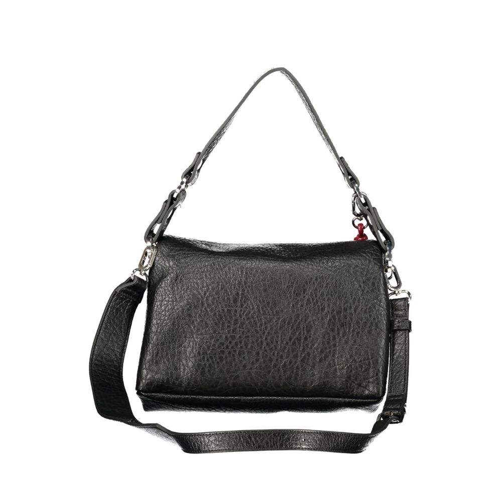 Black Polyurethane Women's Bag