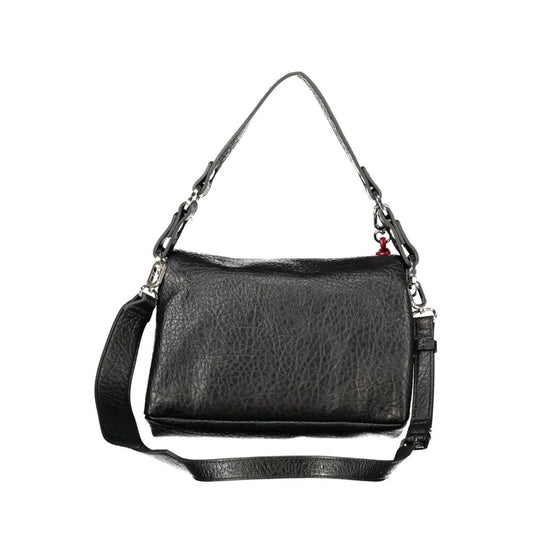 Black Polyurethane Women's Bag