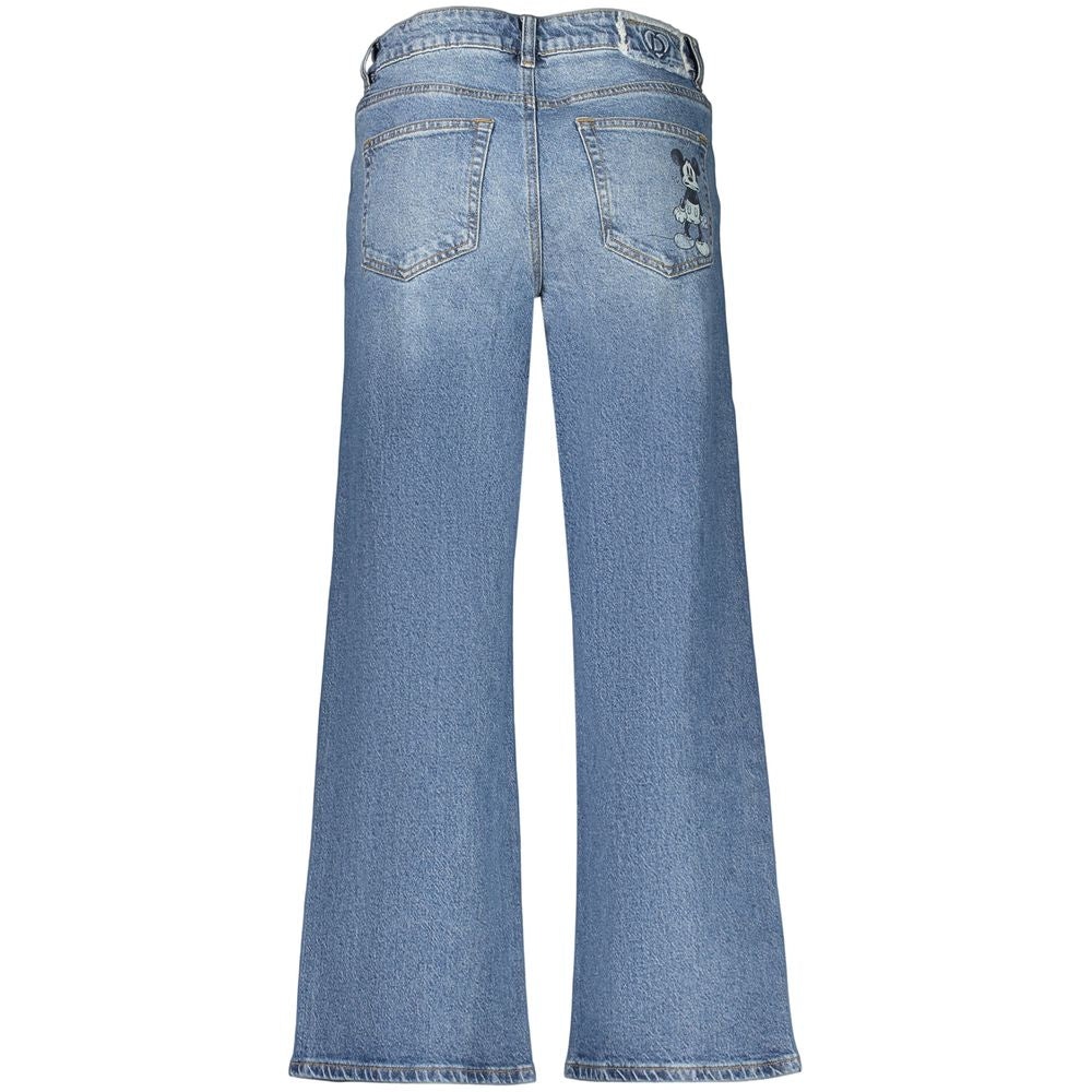 Blue Cotton Women's Jeans