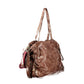Brown Polyurethane Women's Bag