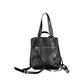 Black Polyurethane Women's Backpack