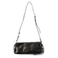 Black Polyurethane Women's Bag