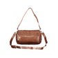 Brown Polyurethane Womens Bag