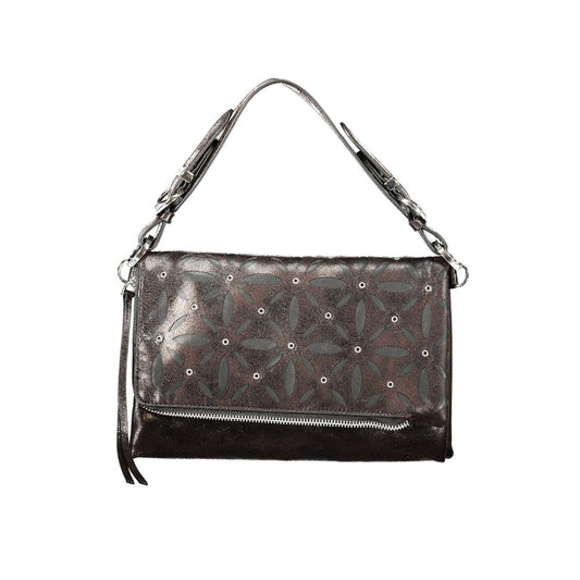 Black Polyurethane Women's Bag