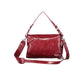 Red Polyurethane Women's Bag
