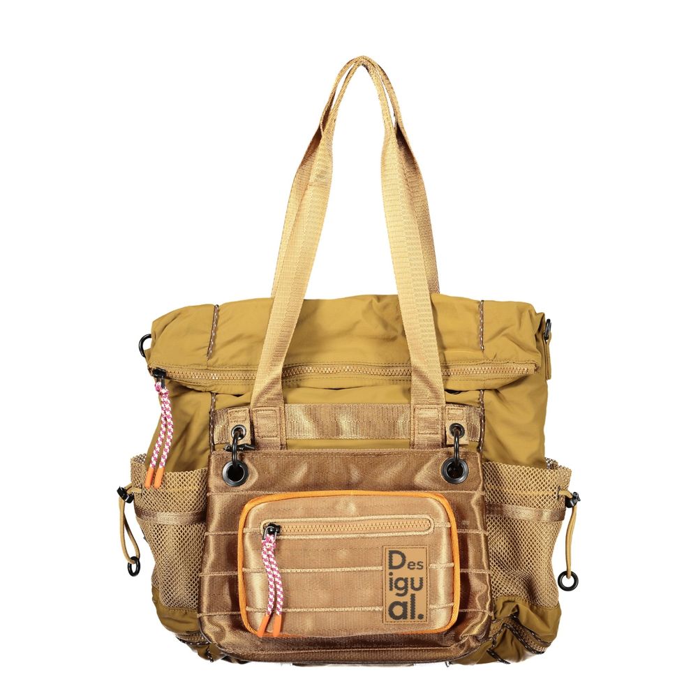 Beige Polyamide Women's Bag