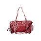 Rosso Polyurethane Women Bag with Adjustable and Removable Strap