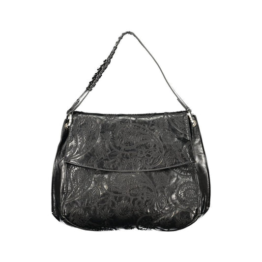 Black Polyurethane Women's Bag
