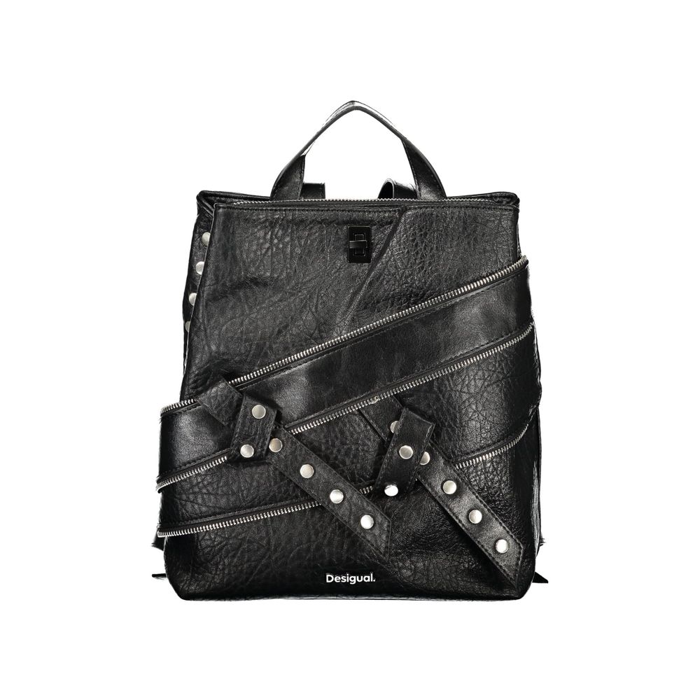 Black Polyethylene Backpack