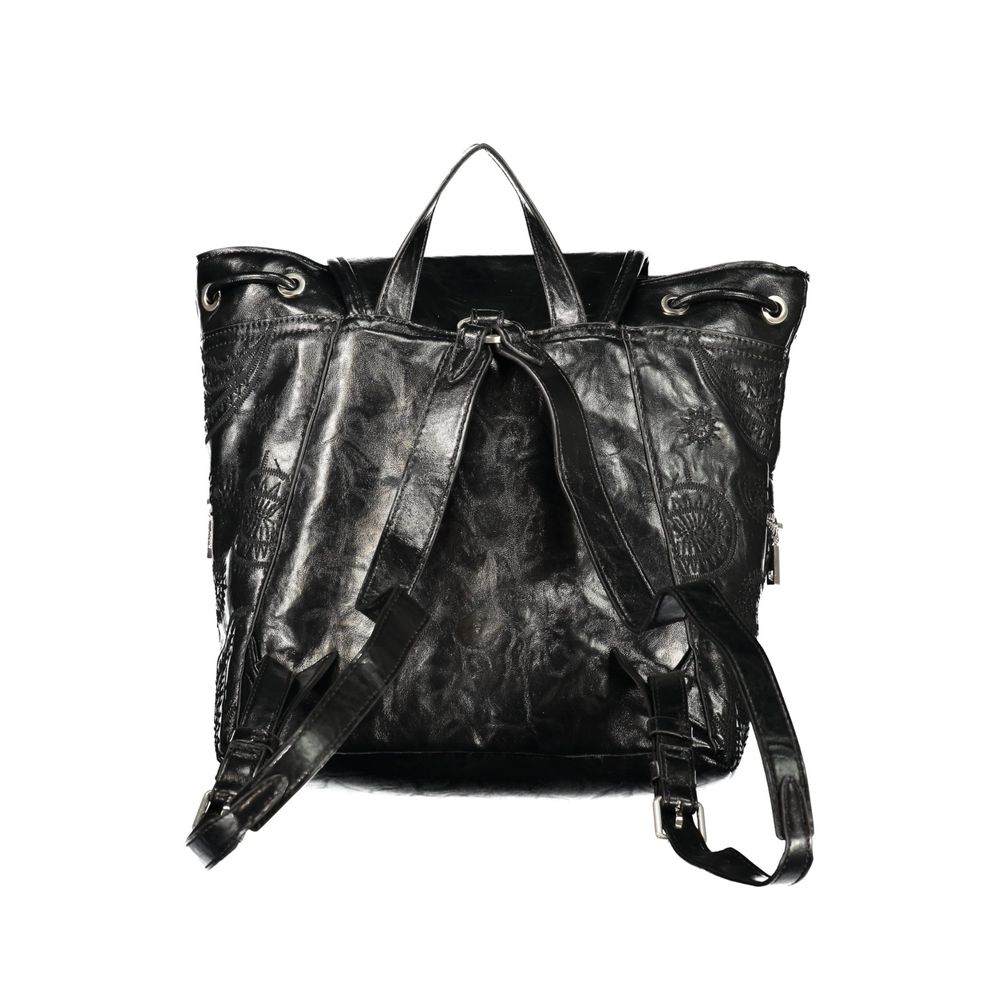 Black Polyethylene Backpack
