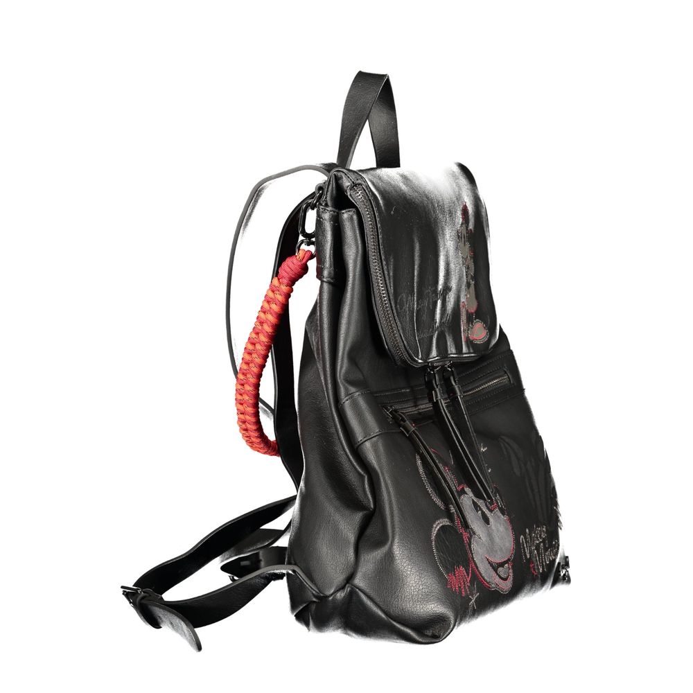 Black Polyethylene Backpack