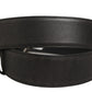 Black Leather Anchor Logo Metal Buckle Belt