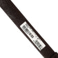 Men Brown Leather Gold Tone Metal Buckle Belt