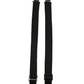 Black Adjustable Silver Metal Clips Suspenders