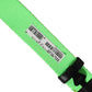 Green Canvas Logo Plaque Metal Buckle Belt